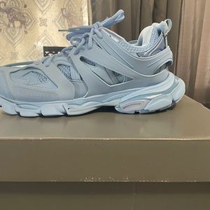 MENS  TRACK CLEAR SOLE BLUE